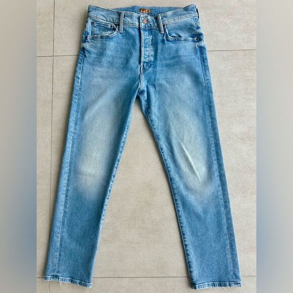 MOTHER The Scrapper High Rise Ankle Straight Jeans in Camera Obscura Size 26 - Picture 3 of 10